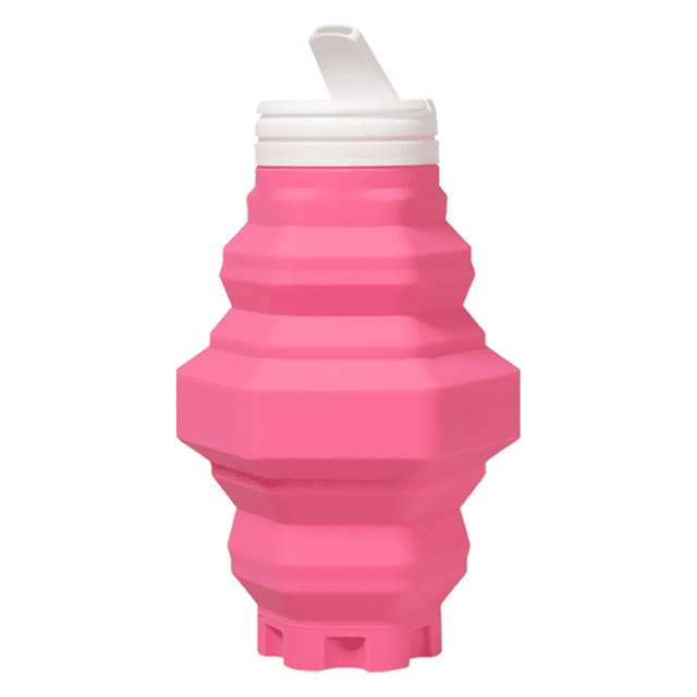 Botella de agua plegable, tapa de boquilla, ultraportátil, apta para viajes, silicona Ormromra CPB-US-CJZ540-2