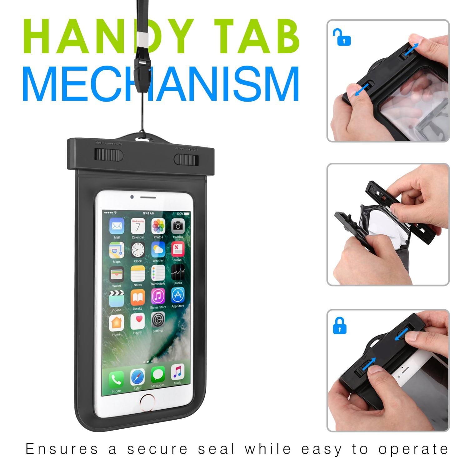 Compatible With G7 G8 ThinQ - Underwater Case Waterproof Dry Bag IPX8 Pouch Z2G for LG G8 ThinQ, G7 ThinQ