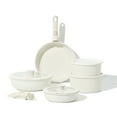 thumbnail image 1 of CAROTE 11PCS Pots and Pans Set, Nonstick Cookware Sets Detachable Handle, Induction Kitchen Cookware Set Non Stick with Removable Handle, Oven Safe, RV Cookware Set, White, 1 of 8