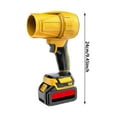 thumbnail image 2 of BKER Cordless Handheld Leaf Blower Equipped With A Rechargeable Battery Super Power Air Collector Can Blow Strong Winds In One Second And Immediately Leaves, 2 of 4