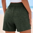 thumbnail image 7 of Women's Soft High Waisted Knit Shorts with Wide Leg for Casual Comfort and Vacation Wear, 7 of 7