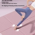 thumbnail image 2 of ZLight Portable Mat Anti-Slip Stretching Exercise Mat Mat Travel Thick Bounce Back for Nap Travel Mat Fitness Exercise pink, 2 of 5