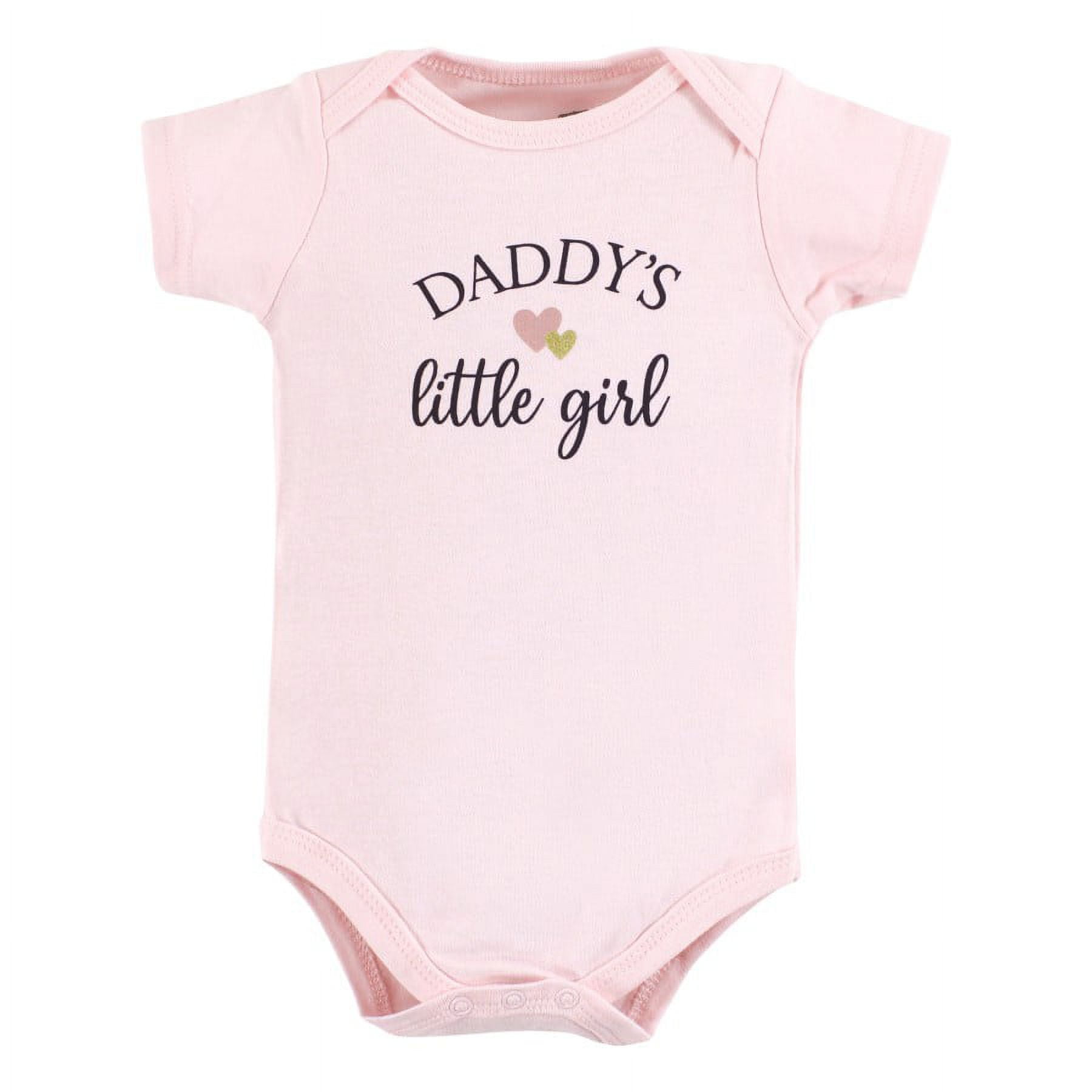 Hudson Baby Short Sleeve Bodysuits, 5-Pack, Newborn- 24 Months