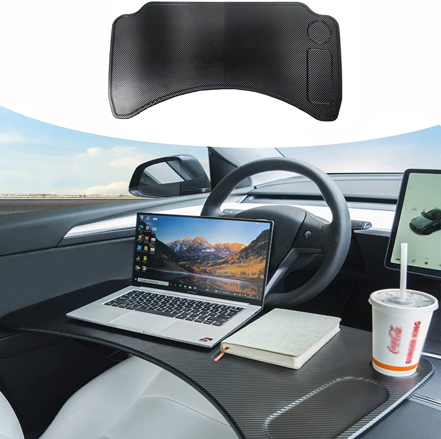Steering Wheel Tray for Tesla Model Y Model 3 Auto Steering Wheel Desk