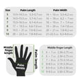 thumbnail image 3 of Guantes de portero Guantes de fútbol Guantes de portero de fútbol Guantes de portero con palma de agarre adicional para niños Jóvenes Adultos, 3 of 5
