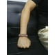 thumbnail image 2 of Pulsera de cadena de motocicleta de acero inoxidable naranja negro, 2 of 4