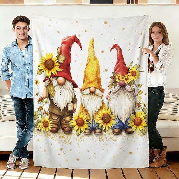 FLASHLUMI 30"×40" Soft Sherpa Blanket, Cozy Plush Warm Throw Blanket for Couch Bed Sofa Home Office Decor