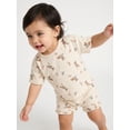 thumbnail image 3 of Bambi Baby Girls Faun Friends Textured Knit Top and Ruffle Shorts Set, 2-Piece, Sizes 0M-24M, 3 of 8