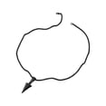 thumbnail image 4 of Collar colgante para hombre Yinane Collar de cadena de suéter moderno Hip Hop Negro, 4 of 8