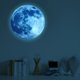 thumbnail image 3 of Pegatinas de pared de luna que brillan en la oscuridad, pegatina fluorescente luminosa para dormitorio, sala de estar, habitación infantil de 30 cm (Blu Ray) esquí esquí Gafas de esquí, 3 of 5