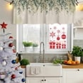 thumbnail image 6 of 2 Pack Valances for Windows, Spring Eucalyptus Window Valances for Living Room/Bedroom/Bathroom, Summer Botanical Leaves Beige Watercolor Light Filtering Kitchen Curtain Valance 54"W x18" L, 6 of 9