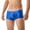 Blue, variant on zeranth Men Boxer Underwear Low-rise U Convex Bag Briefs Glossy Silky Transparent Solid Color Boxer Briefs Smooth Thin Sports Panties