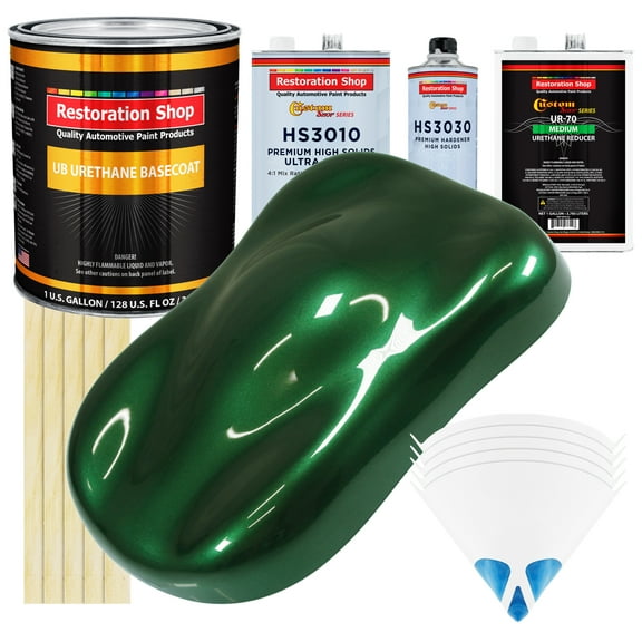 British Racing Green Met Premium Gallon Kit URETHANE BASECOAT Car Auto Paint Kit