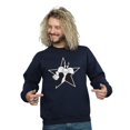 thumbnail image 2 of Looney Tunes Mens Sylvester Mono Star Sweatshirt, 2 of 5
