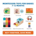 thumbnail image 2 of Montessori Toys Tookyland para 7 a 12 meses con sonajero y juguete para la dentición, 2 of 7