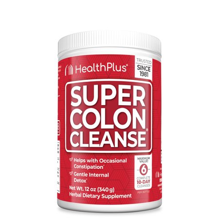 (Pack Of 4) Health Plus Colon Cleanse Powder Super 12 Oz
