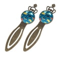 thumbnail image 2 of Sea turtles Vintage Copper Crown-Shaped Bookmarks: Stainless Steel Book Accessories Set - Ideal Gift for Book Lovers, 2 of 5