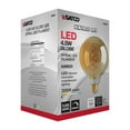 thumbnail image 4 of Satco 4.5 Watt G40 LED - Amber - Medium base - 2000K - 240 Lumens - 120 Volt, 4 of 9