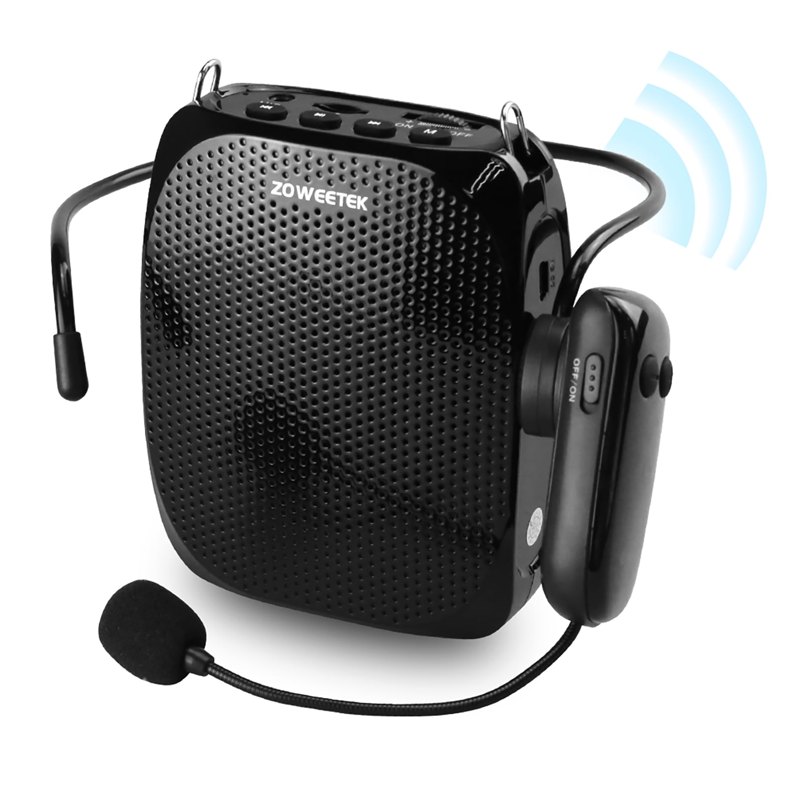 K380 Wireless Earphone UHFRechargeable for Voice Amplifier External Speaker USA 