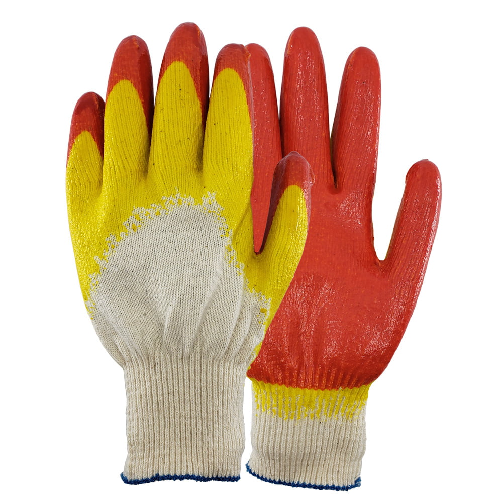 Work Gloves Nitrile Dipped Finger Palm Grip ~ New 