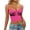 Hot Pink, variant on Solid Tank Tops for Women Casual Devila Claws Print Cropped Tops Sleeveless Tshirts Blouses Summer Fall Essentials Fashion Clothing