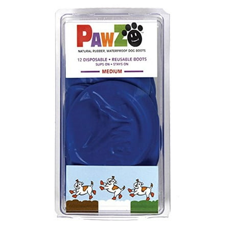 Pawz Blue Water-Proof Dog Boot, Medium, Up to