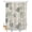 Beige Sage Green, variant on Split Shower Curtain for Transfer Bench, Aqua Teal Coastal Fabric Shower Curtains for Bathroom, Summer Beach Starfish Coral Nautical Rustic Tub Sliding Transfer Bench Waterproof Bath Curtains 72"x72"
