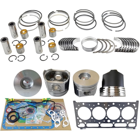 V2403 Engine Overhaul Rebuild Kit (No cylinder liner and valve) Combustion Chamber 40mm For Kubota V2403 V2403T V2403M V2403MDI V2403DI Engine KX161-3 Excavator For Bobcat T190 1G861-21110
