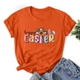 thumbnail image 1 of EGNMCR T-Shirts de Pâques pour Femmes T-Shirts pour Femmes Imprimé de Pâques Mode de Pâques pour Femmes T-shirt à Manches Courtes Imprimé de Pâques Haut à Manches Courtes à Col Rond T-Shirts pour Femmes, 1 of 3
