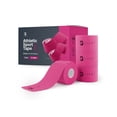 thumbnail image 1 of Cinta Kinesiológica Pre Cortada | Paquete de 4 rollos | Color Rosa | Uso Deportivo | B Life, 1 of 7