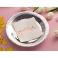 thumbnail image 3 of 48-Pack Metallic Silver Foil 9-Inch Disposable Paper Party Plates, 3 of 8