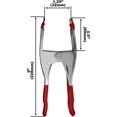 thumbnail image 3 of Wabjtam Set Of 4 - 9-inch Metal Spring Clamp With Red Tip, 3 of 5