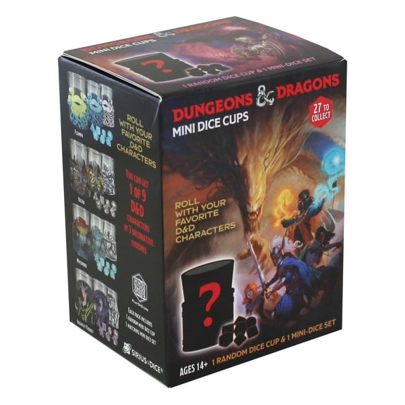 Dungeons & Dragons Series 2 Mystery Mini Dice Cup Set (RANDOM)