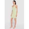 thumbnail image 2 of Women's Ribbed Knit Halter Mini Dress, 2 of 3