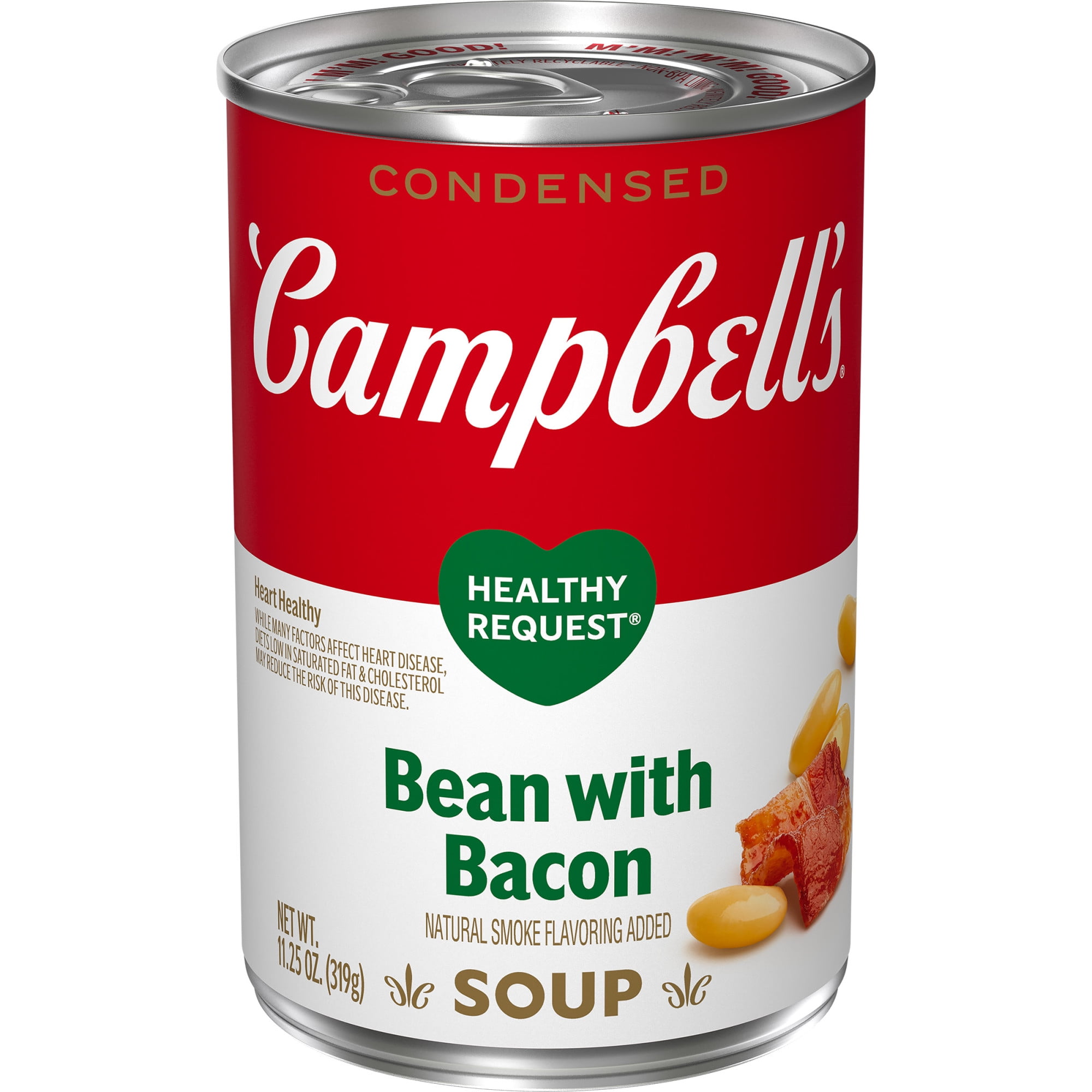 Campbell's Condensed Healthy Request Bean with Bacon Soup, 11.25 Ounce Can
