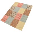 thumbnail image 4 of ECARPETGALLERY 5'8" x 7'7" Contemporary Collage Handmade Area Rug for Living Room, Dining Room and Bedroom in Blue, 4 of 9