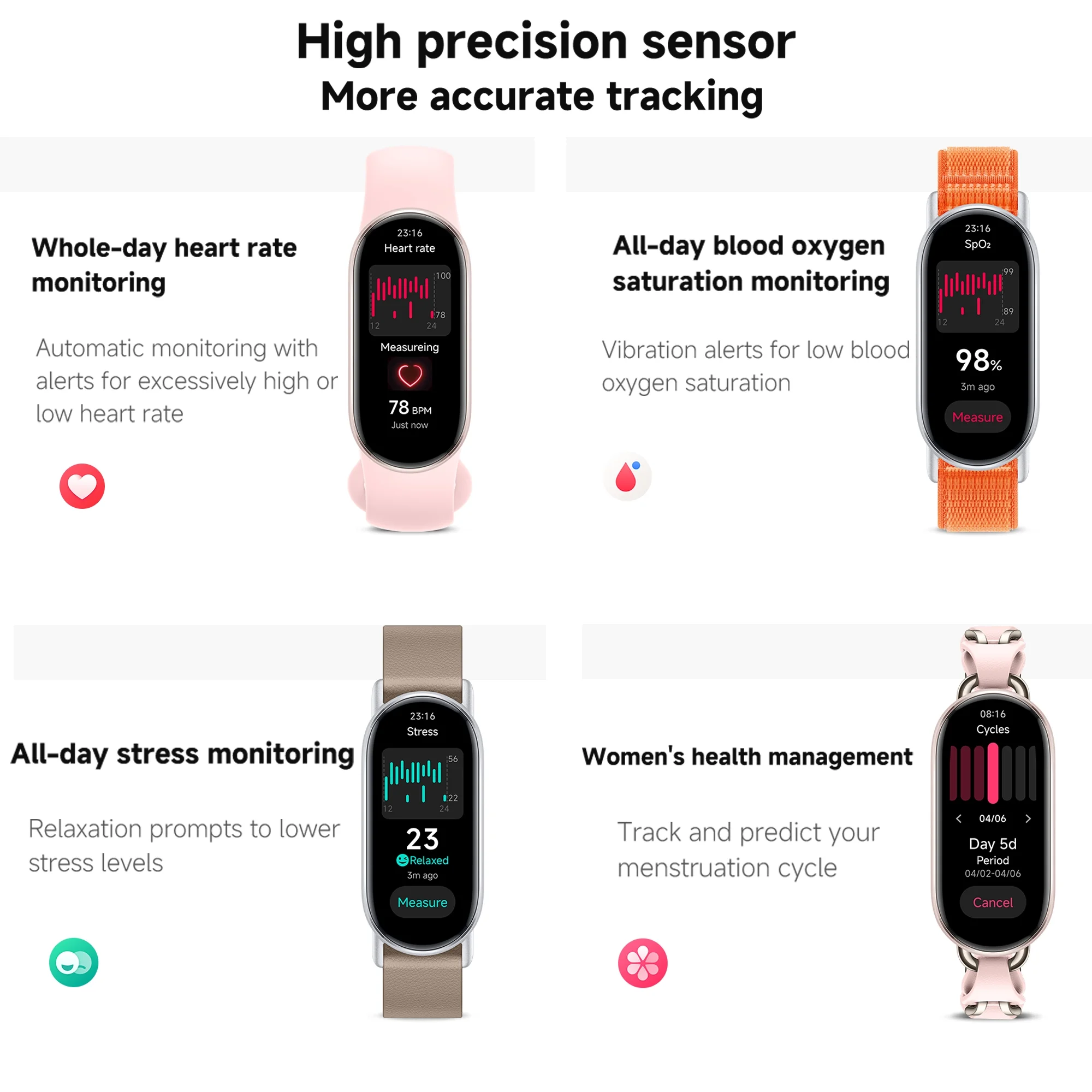 Smart Band 9 Global Version (2024) 1.62" Amoled Display | 233 mAh Battery | up to 21 Days of Battery Life | BT 5.4 | 50M Water Resistant -Midnight Black