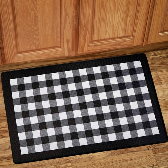 Buffalo Check Printed AntiFatigue Kitchen Floor Rug Mat 18" x 30
