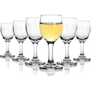 1.75oz Mini Wine Glasses Set of 6, Cute Shot Glasses/Great for White and Red Wine/Wine Glass Clear/Tasting Glasses