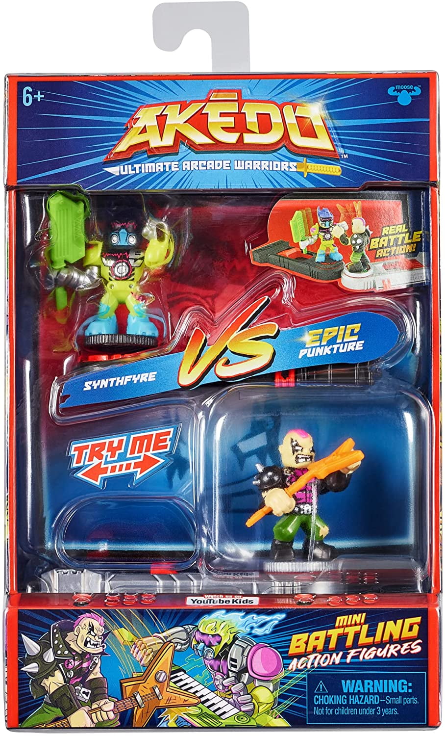 AKEDO 2体セット Akedo - Ultimate Arcade Warriors Versus Pack Mini Battling