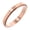 Rose Gold, variant on Women's Hammered Textured Rotating Ring 3mm Stainless Steel Spinner Fidget Ring Rose Gold Size 8