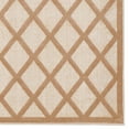 thumbnail image 3 of Diamond Lima Beige Trellis Area Rug 8x10 Indoor Soft Texture High Low Pile, 3 of 6