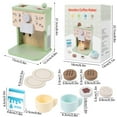 thumbnail image 3 of Wooden Coffee Machine Toy, Simulation Coffee Maker, Kids Kitchen Toy, Role Play Coffee Set, Interactive Pretend Play, Realistic Sound Toy, Family Bonding Toy, Immersive Play Toy, Coffee Maker Toy, 3 of 7