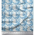 thumbnail image 1 of Soimoi Crepe Silk Fabric Bamboo Tree Print Fabric by Yard 42 Inch Wide, 1 of 1