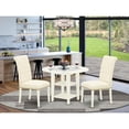 thumbnail image 4 of East West Furniture Dining Room Set Linen White, SUBR3-LWH-02, 4 of 4