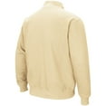 thumbnail image 3 of Men's Colosseum Gold Georgia Tech Yellow Jackets Tortugas Logo Quarter-Zip Pullover Jacket, 3 of 3