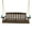 Dark Walnut Stain, variant on Amish Casual Heavy Duty Mission Treated Porch Swing, 6-Foot, Unfinished, 8Ft Chains, Without Cups