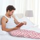 thumbnail image 5 of Balery Irregular Plaid Pantalones de pijama para hombre, pijama ultraligero, pantalón de descanso-Large, 5 of 6