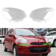 thumbnail image 2 of Car Left Headlight Shell Lamp Shade parent Lens Cover Headlight Cover for March 2010-2015, 2 of 5