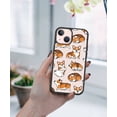 thumbnail image 5 of FINCIBO Soft Rubber Cover Case for Apple iPhone 13 mini 5.4" 2021 (NOT FIT iPhone 13 Pro 6.1" 2021/iPhone 13 6.1" 2021/iPhone 13 Pro Max 6.7" 2021), Pembroke Welsh Corgi Funny Playful Postures, 5 of 5